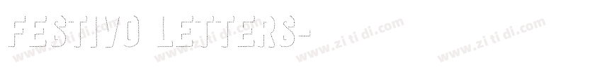 Festivo Letters字体转换 Festivo Letters字体转换